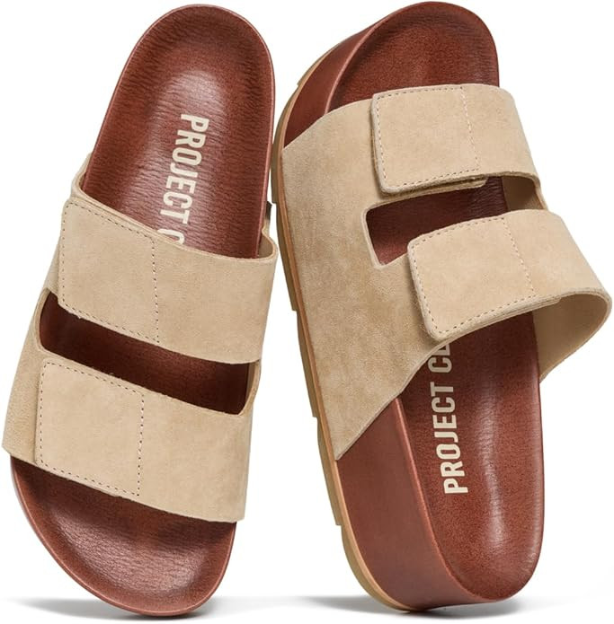 Project Cloud 100% Genuine Leather Platform Sandals Women Footwear-Beach Essentials Summer Wedges... | Amazon (US)