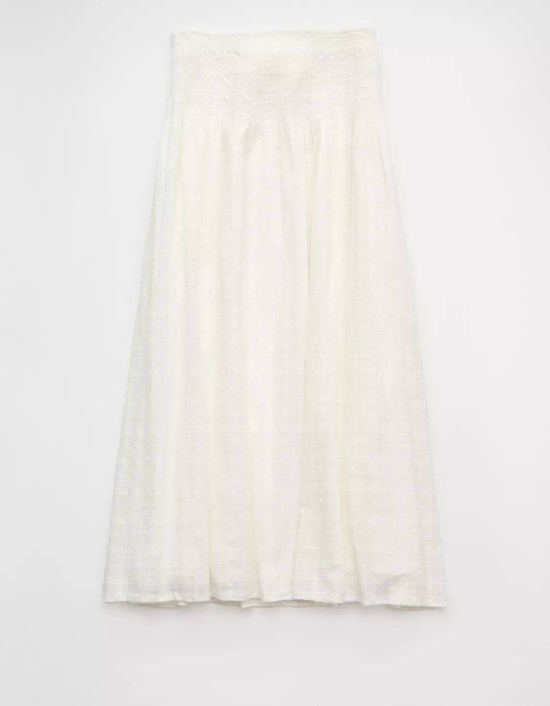 AE High-Waisted Smocked Maxi Skirt | American Eagle Outfitters (US & CA)
