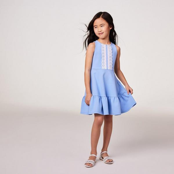 Eyelet Lace Ponte Dress | Janie and Jack