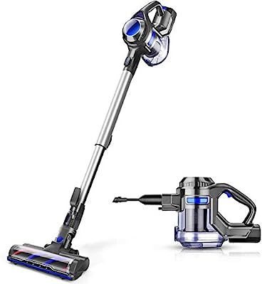 MOOSOO Cordless Vacuum, 4 in 1 Powerful Suction Stick Vacuum Cleaner 1.3L Capacity for Home Hard ... | Amazon (US)