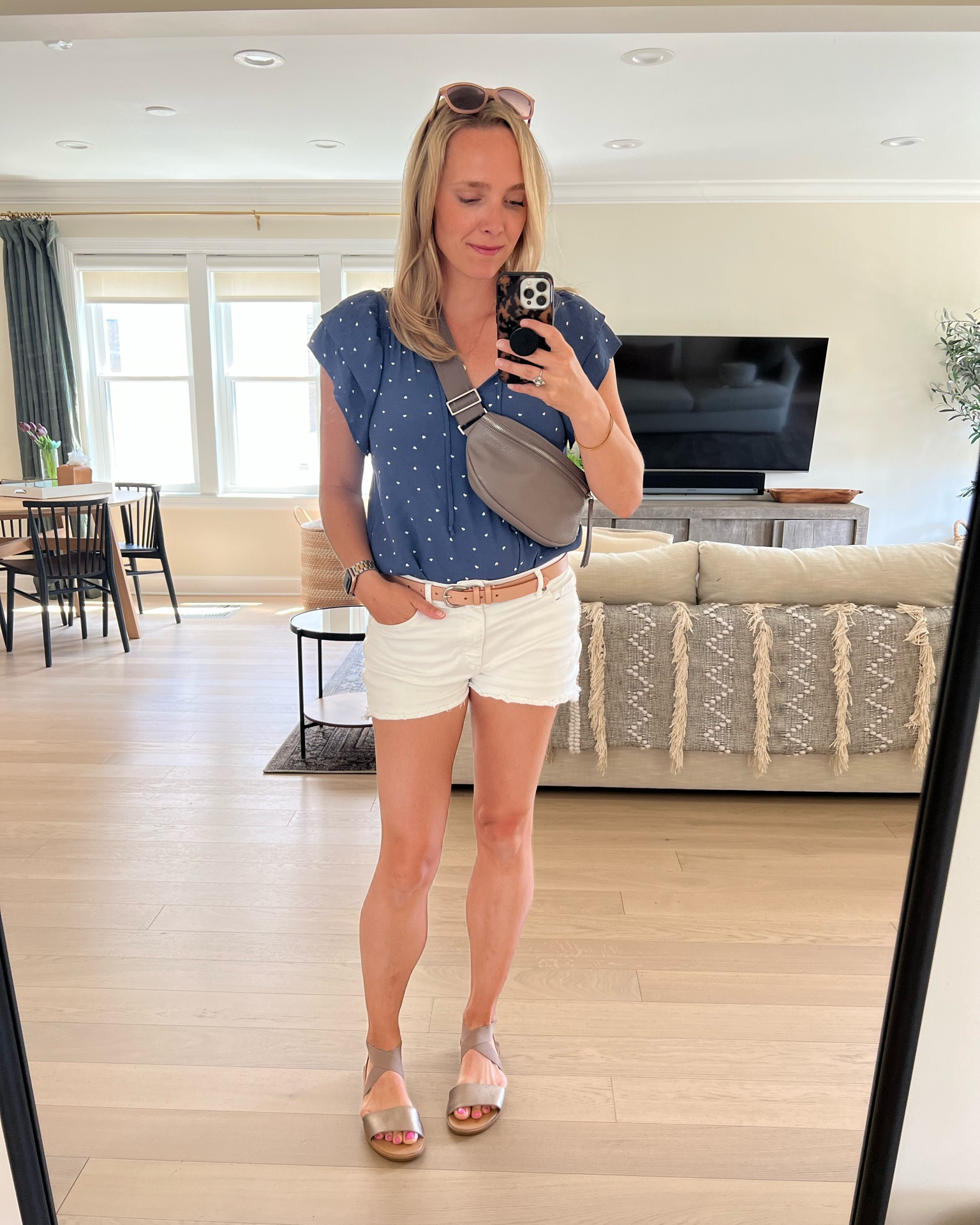 The perfect summer outfit for this sunny day! Love this breezy top 

#LTKSeasonal #LTKunder100 #LTKunder50