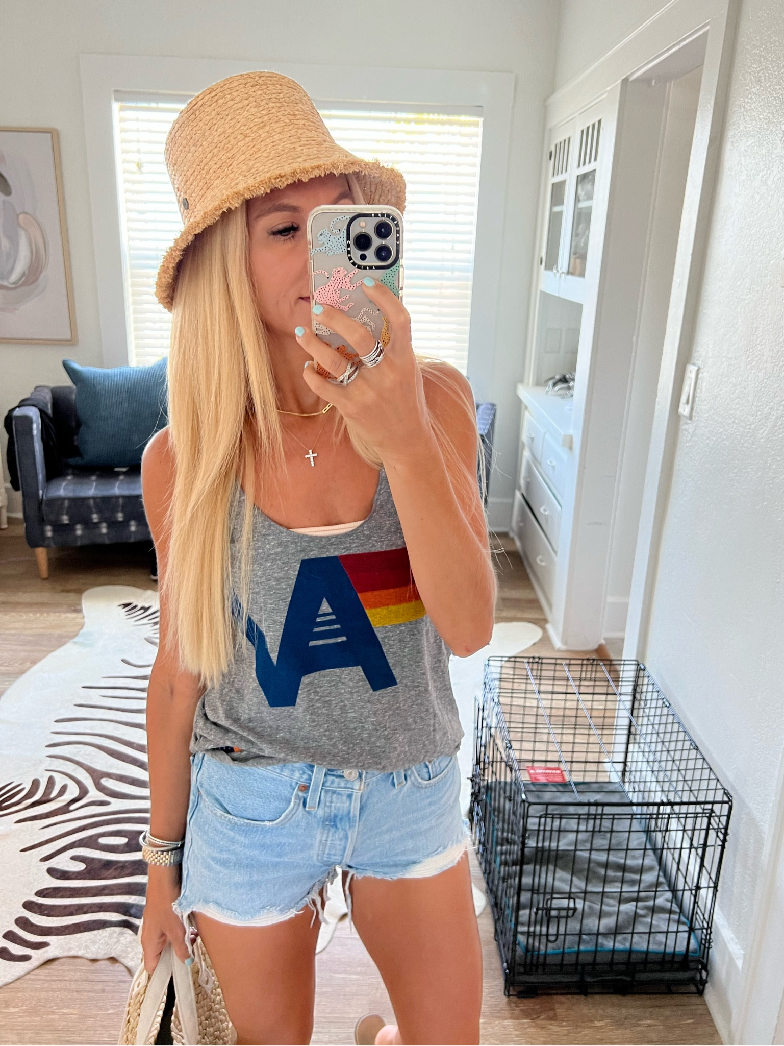 Summer outfit ideas aviator nation denim shorts Levi’s jean shorts bucket hat summer hats beach outfit ideas 

#LTKstyletip #LTKitbag #LTKtravel