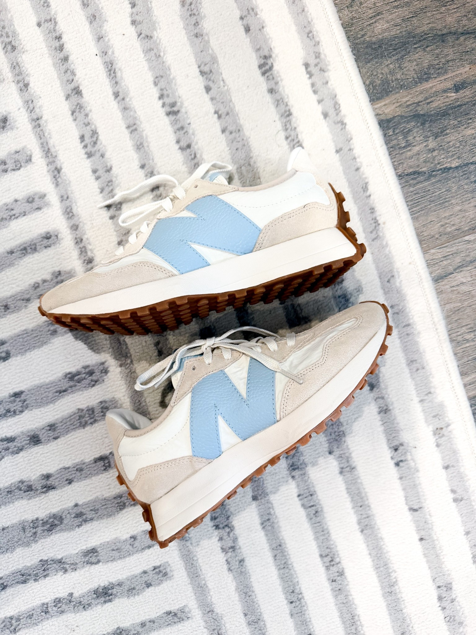 My go to spring sneaker! These new balances are my favorite sneaker to throw on this spring and summer! So cute and comfy! 

#LTKmomlife #LTKSeasonal #LTKootd