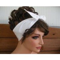 Womens Headband Dolly Bow Headband Retro Headband Fashion Accessories Women Head Scarf Headwrap Bandana in White  Choose color | Etsy (US)