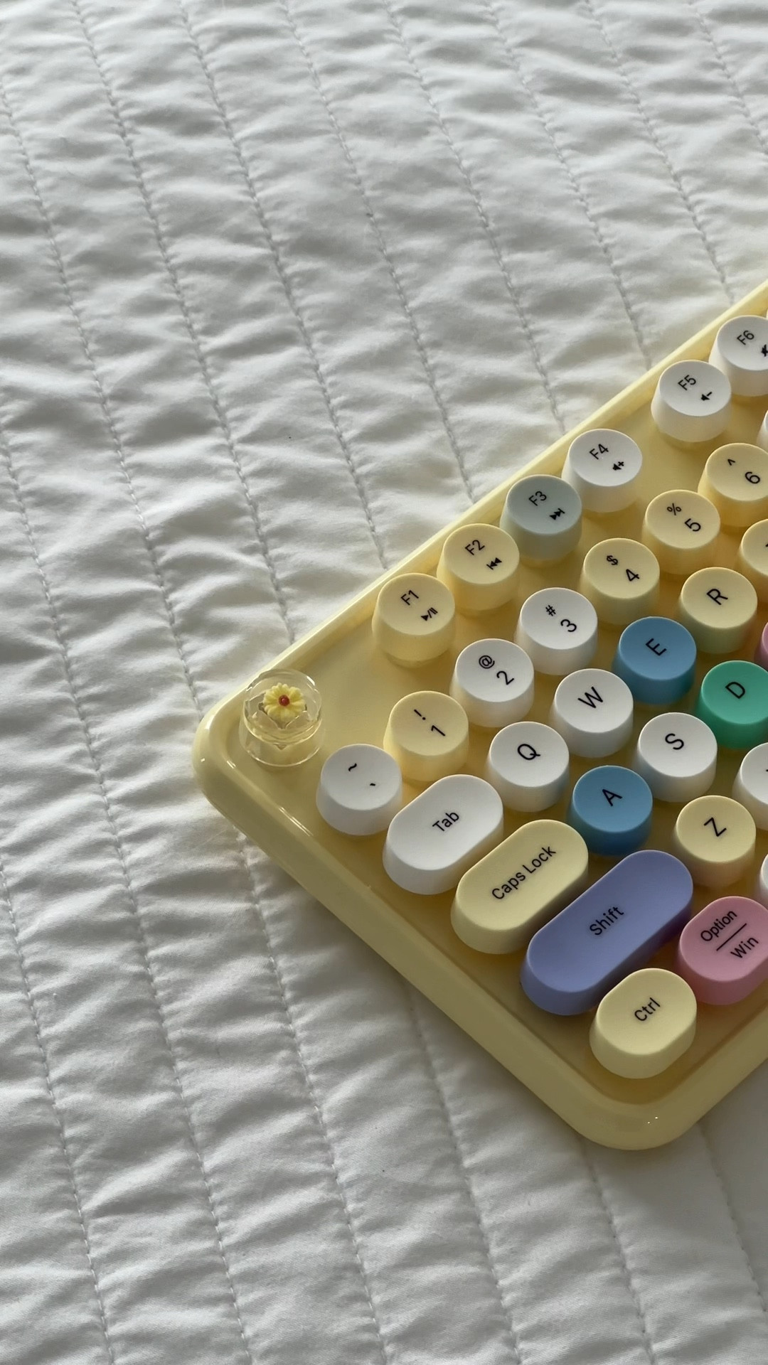 unboxing my cute aesthetic new keyboard 🫧 kawaii aesthetic office decor 

#LTKfindsunder50 #LTKVideo #LTKhome