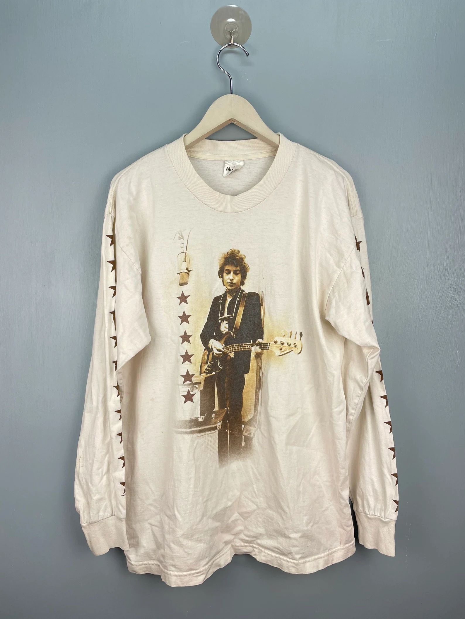 Vintage 90s Bob Dylan Long Sleeve Shirt L - Etsy | Etsy (US)
