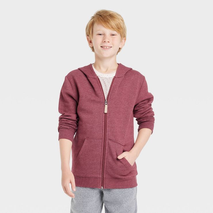 Boys' Fleece Zip-Up Hoodie - Cat & Jack™ | Target