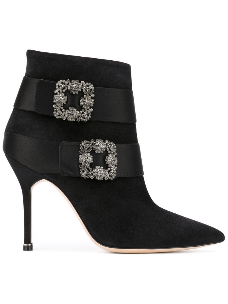 Manolo Blahnik Plinia Booties | Farfetch EU