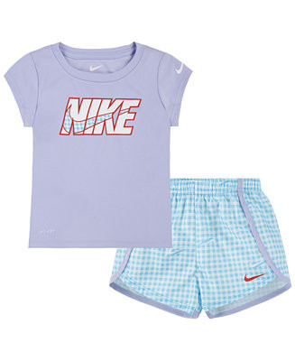 Toddler Girls Pic-Nike Sprinter T-shirt and Shorts, 2 Piece Set | Macys (US)