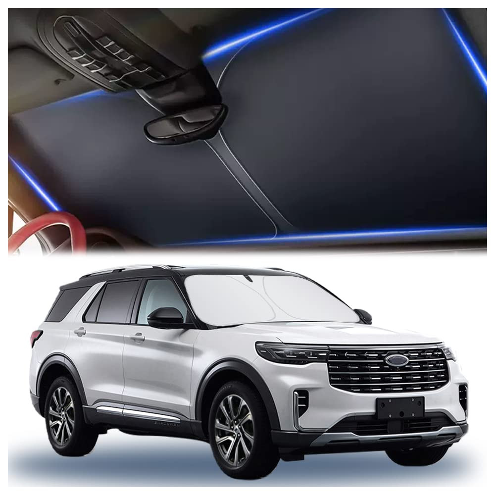 240T Thickened Automotive Glass Sunshade and Comes with Storage Bag,Keep Car Interior Cool,Univer... | Amazon (US)