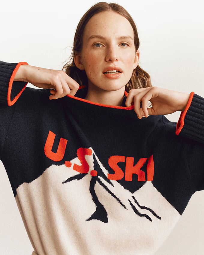 U.S. Ski & Snowboard by J.Crew graphic Rollneck™ sweater in vintage wool | J. Crew US