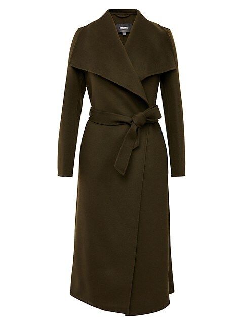 Belted Light Wool Coat | Saks Fifth Avenue