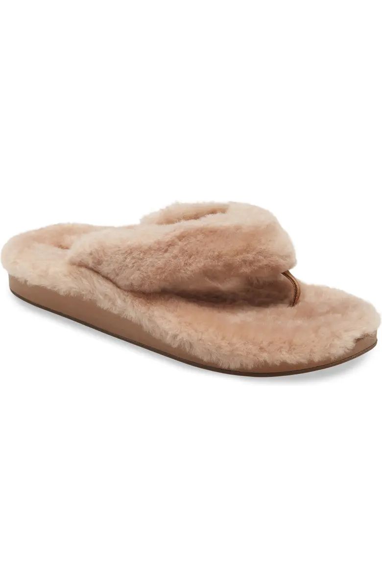 OluKai Kipea Heu Genuine Shearling Slide Sandal (Women) | Nordstrom | Nordstrom