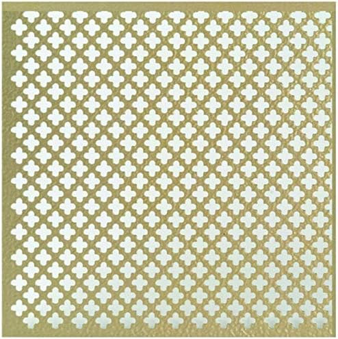 36" x 36" Gold Anodized Cloverleaf Design Aluminum Sheet | Amazon (US)