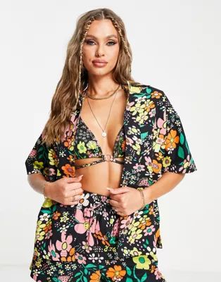 Damson Madder beach shirt in floral print - part of a set | ASOS (Global)