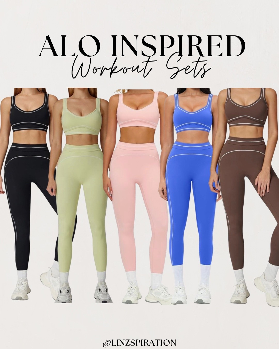 These sets from Amazon are an alo look for less

#LTKfitnessgoals #LTKActive #LTKSaleAlert