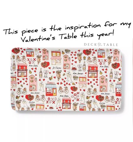 Found the perfect inspiration for our Valentine’s table at Sur La Table! It was love at first site when I saw this platter! Love it so much I had to snag the towel version too! 🥰

#LTKSeasonal #LTKparties #LTKhome