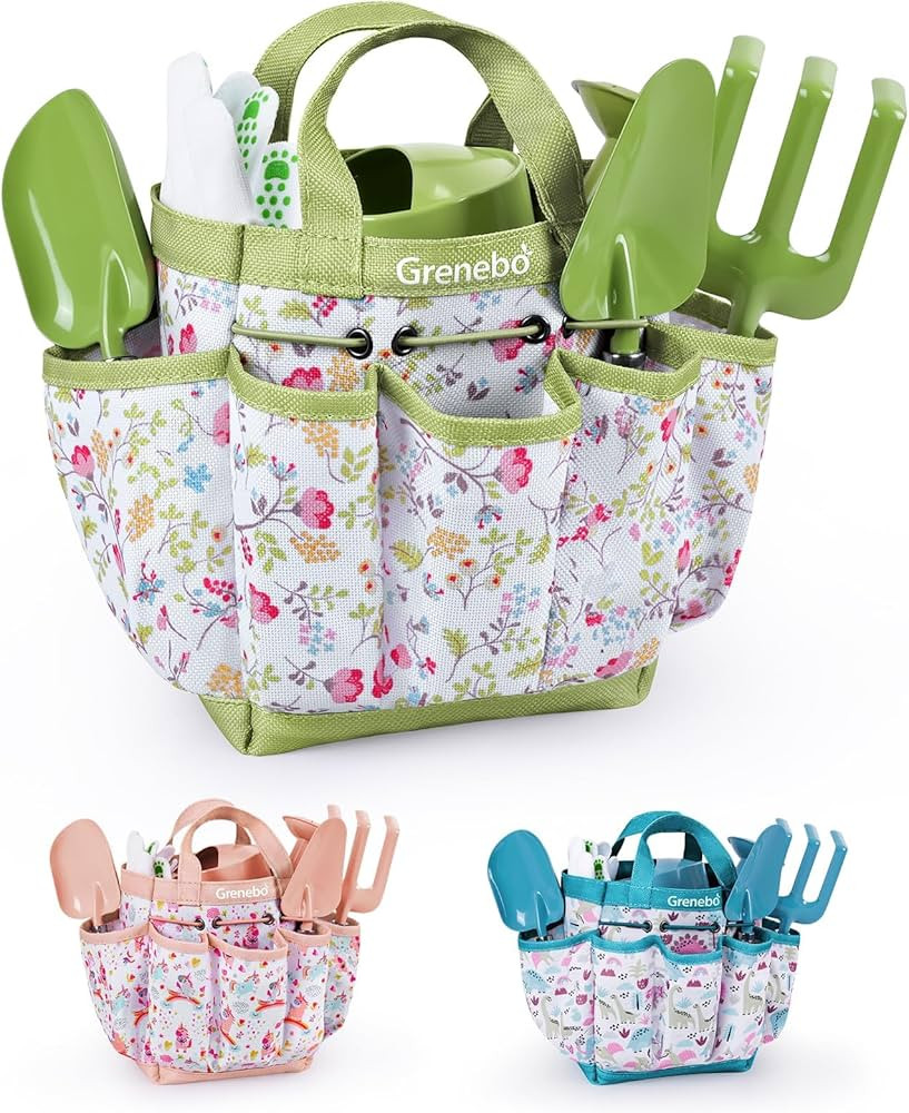 Kids Gardening Set Toys, Quality Garden Tool Kit for Kids and Toddlers, Includes Two Shovels, Gar... | Amazon (US)