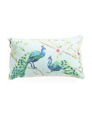 14x24 Peacock Oblong Pillow | TJ Maxx