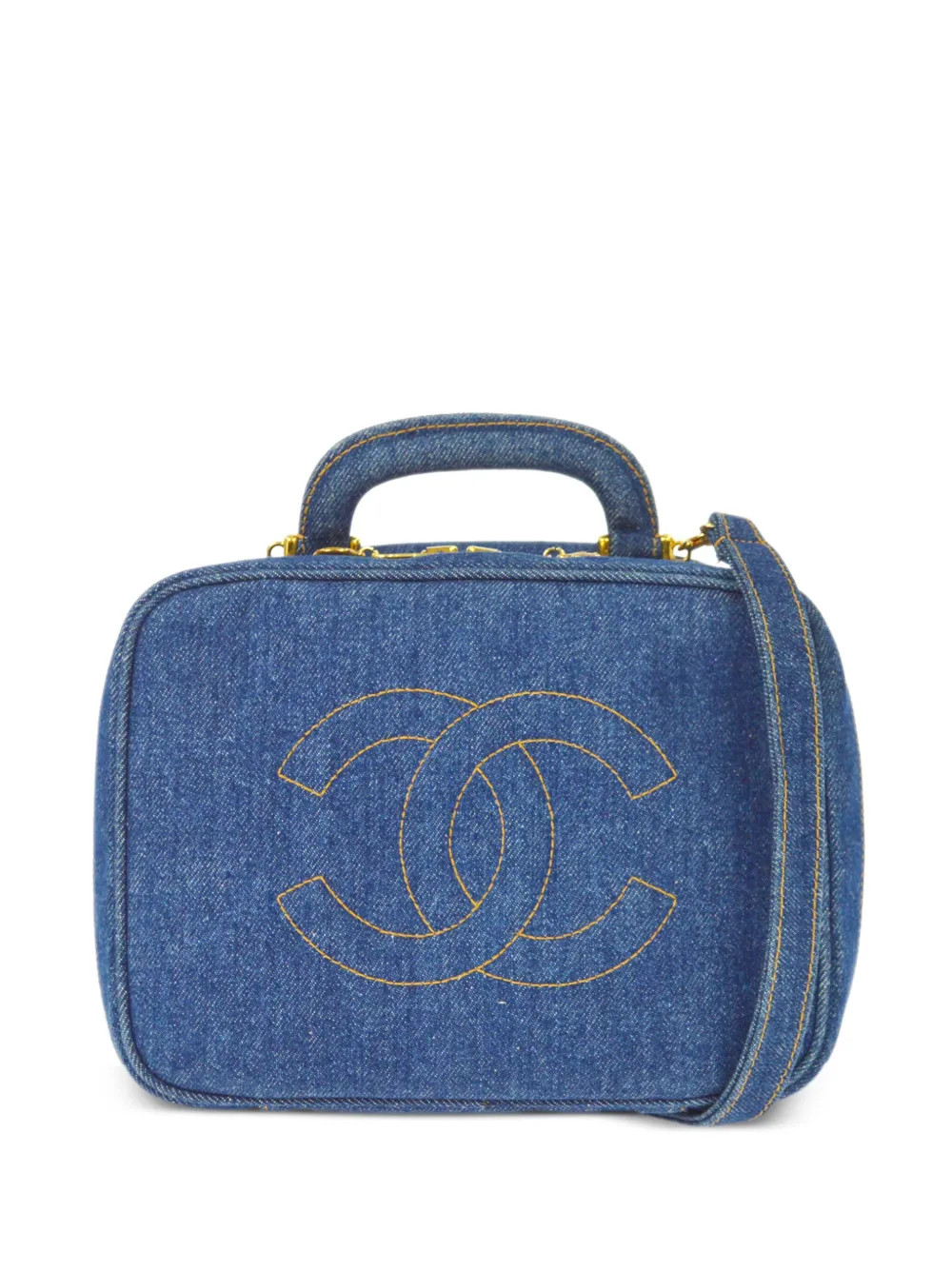 1997 CC stitch Vanity handbag | Farfetch Global