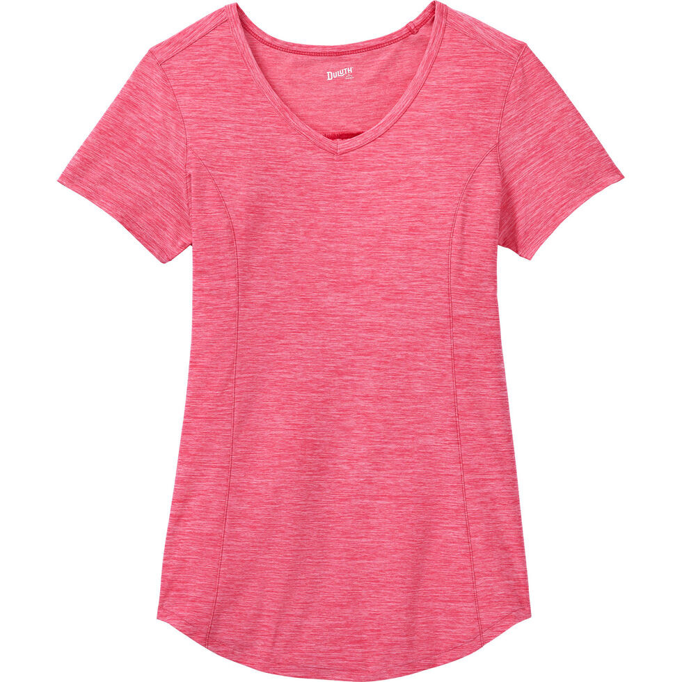 Women's Armachillo Short Sleeve V-Neck T-Shirt | Duluth Trading Company