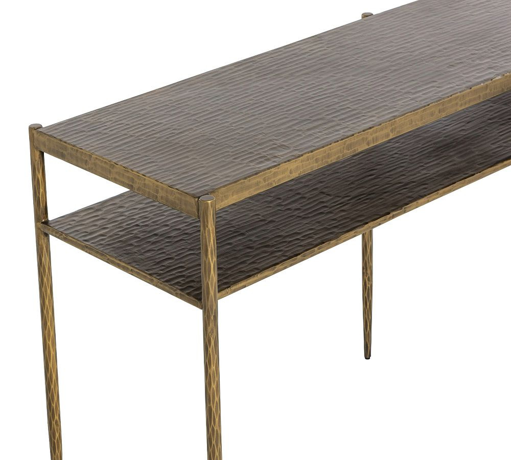 Naini Metal Console Table (68.5") | Pottery Barn (US)