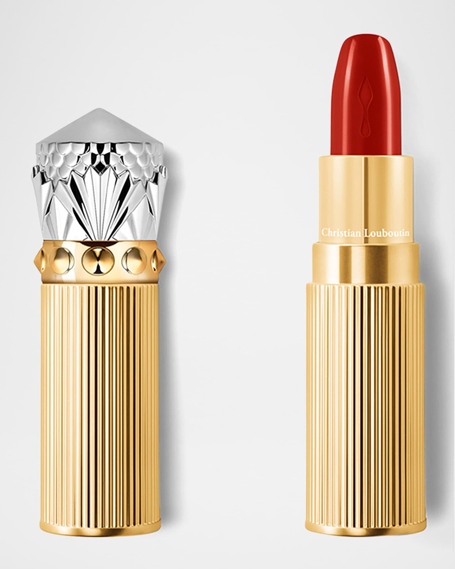 Christian Louboutin Rouge Louboutin Silky Satin On-The-Go Lipstick | Neiman Marcus