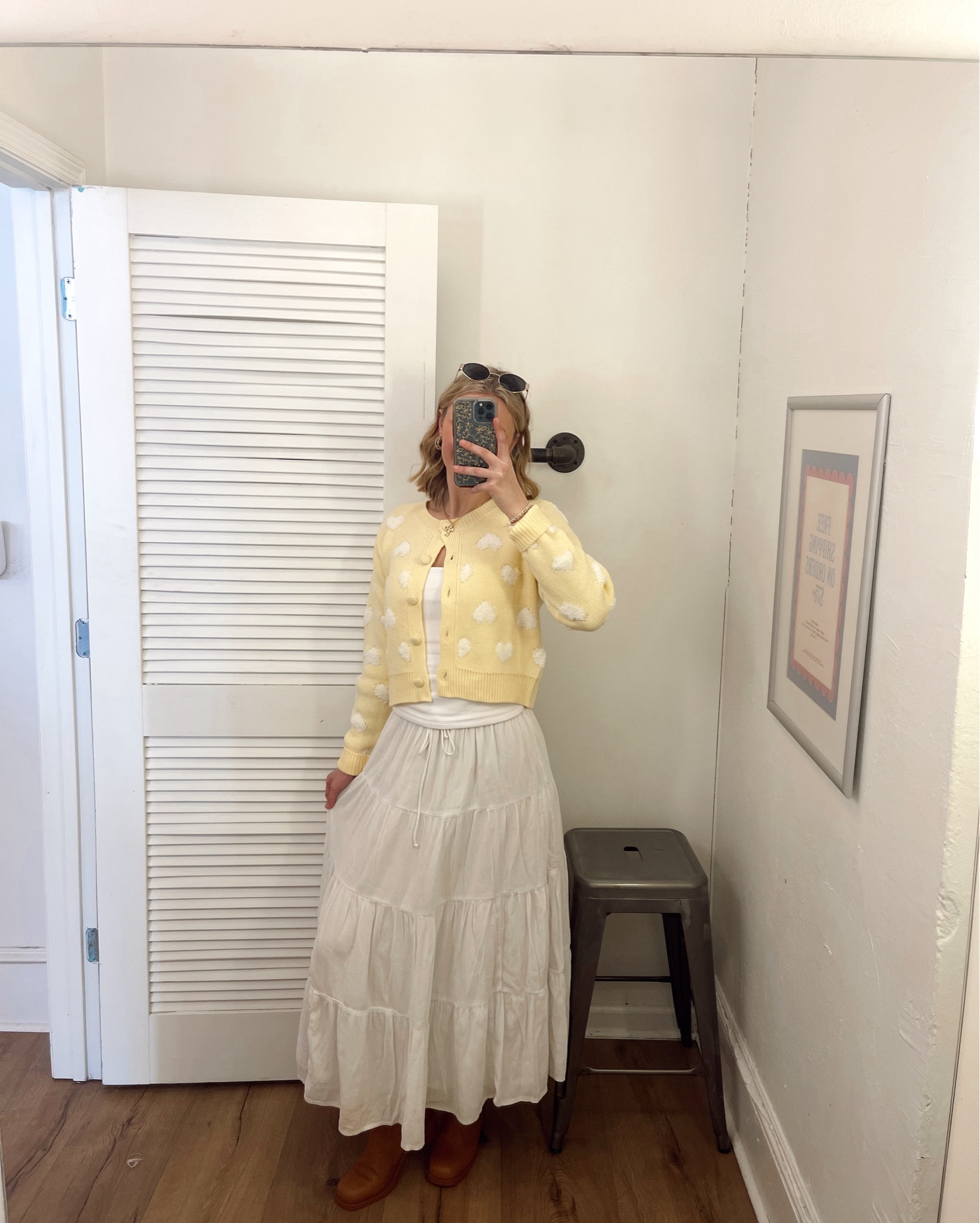 spring cardigan & maxi skirt outfit idea💛👢

#LTKSeasonal #LTKootd #LTKWorkwear