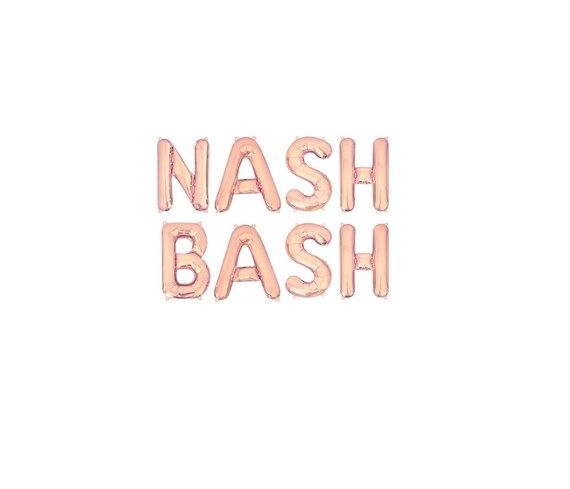 Nash Bash Balloons Nash Bash Balloon Letters Nashville | Etsy | Etsy (US)