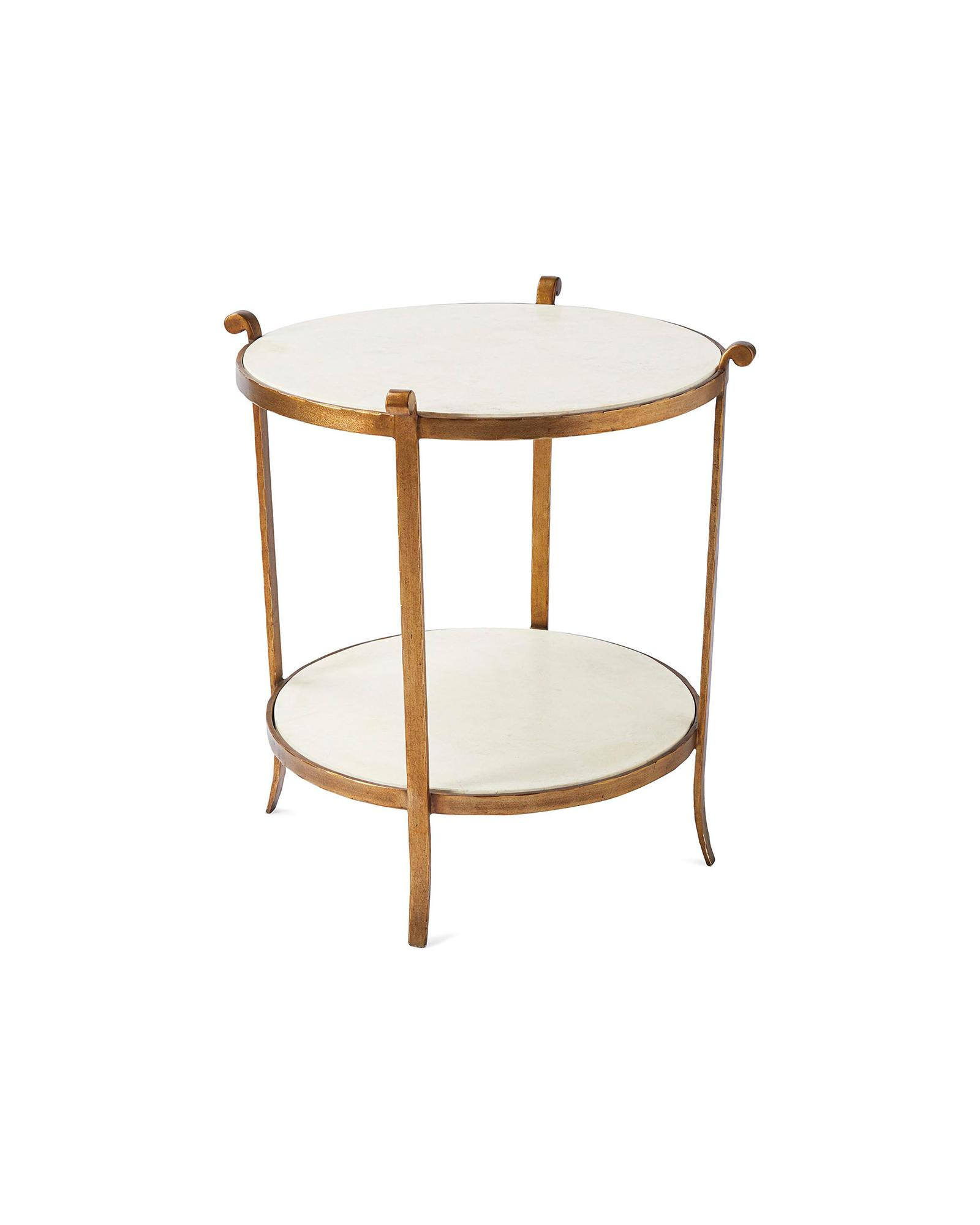 St. Germain Stone Side Table | Serena and Lily