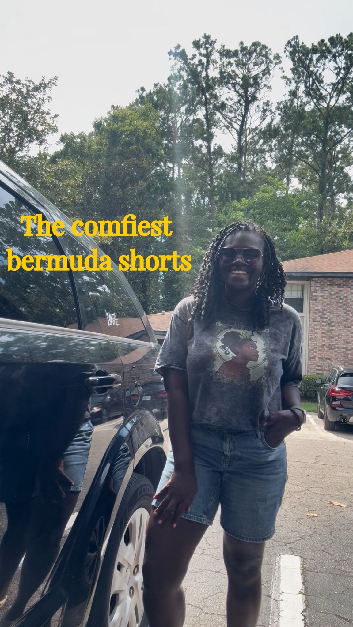 Comfort and Style meet with these #AE Bermuda shorts. They’re the perfect length for every day activities. #bermuda #shorts #momjeans 

#LTKMidsize #LTKSaleAlert #LTKFindsUnder100