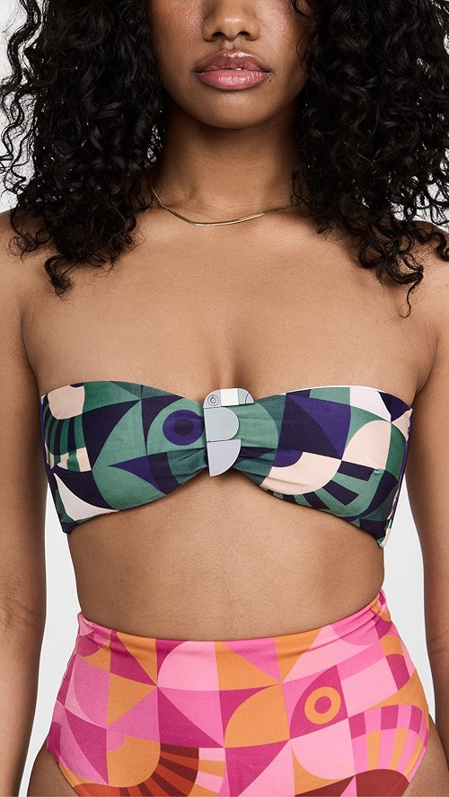 FARM Rio Ombre Graphic Toucans Bikini Top | SHOPBOP | Shopbop
