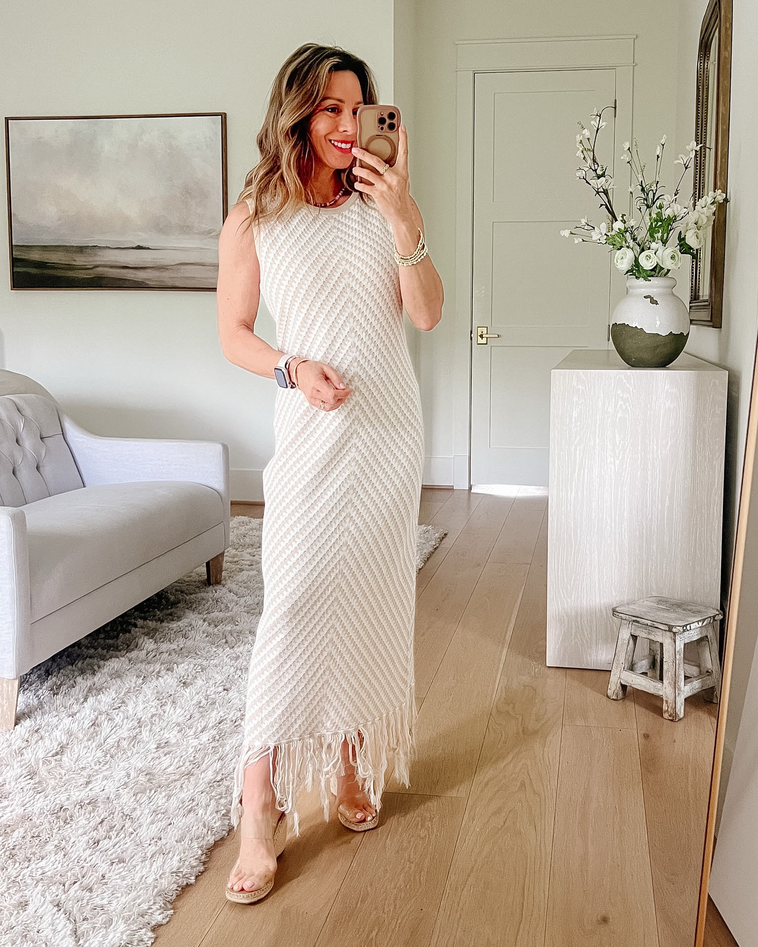 I really like this knit style tank dress and the bottom fringe details add fun movement 

Dress Fit: I’m wearing a Small 

#LTKgrwm #LTKmomlife #LTKPetite
