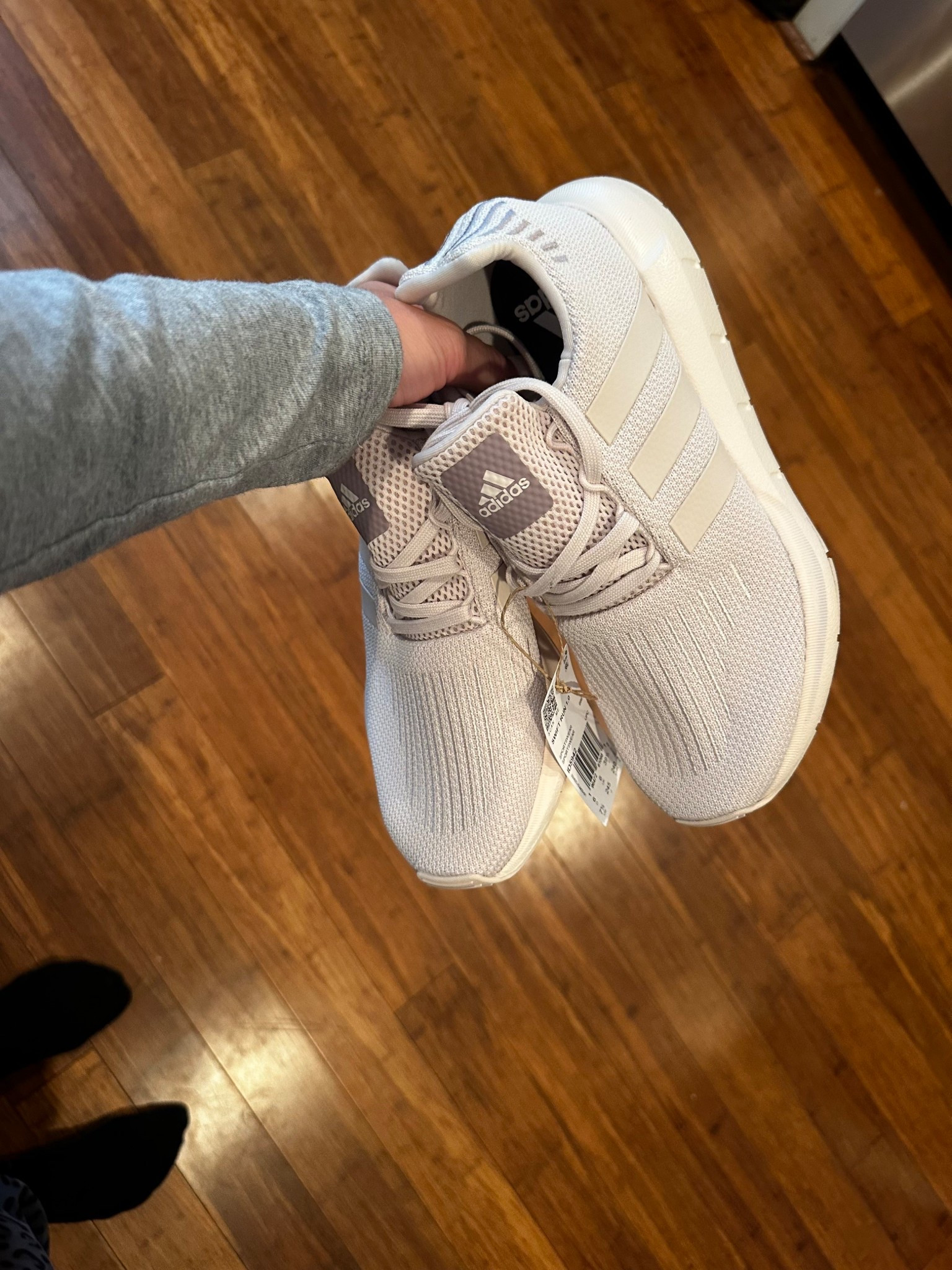 New kicks came in for walking the dog. They are such a pretty light mauve. #shoes #adidas 

#LTKShoeCrush #LTKSaleAlert #LTKActive