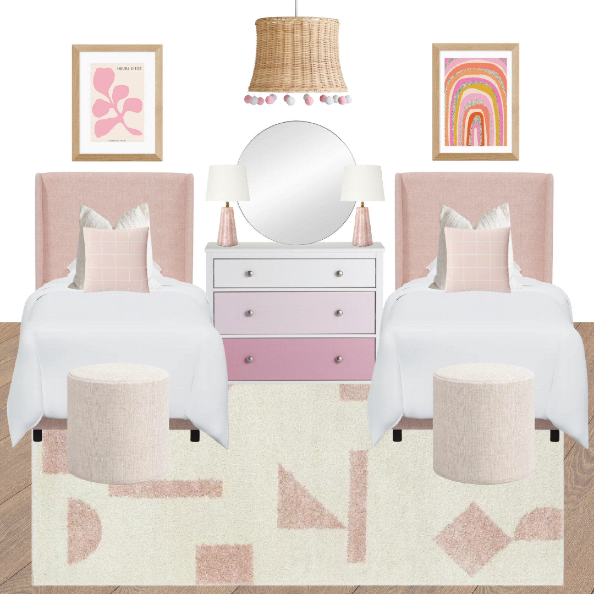 Twin Girls, Twin Bedroom, Bedroom Ideas, Bedroom Decor, Bedroom Inspo, Single Beds, Upholstered Single Beds, Home Inspo, Home Decor, Homeware, Bedroom Design Ideas

#LTKfamily #LTKhome #LTKkids