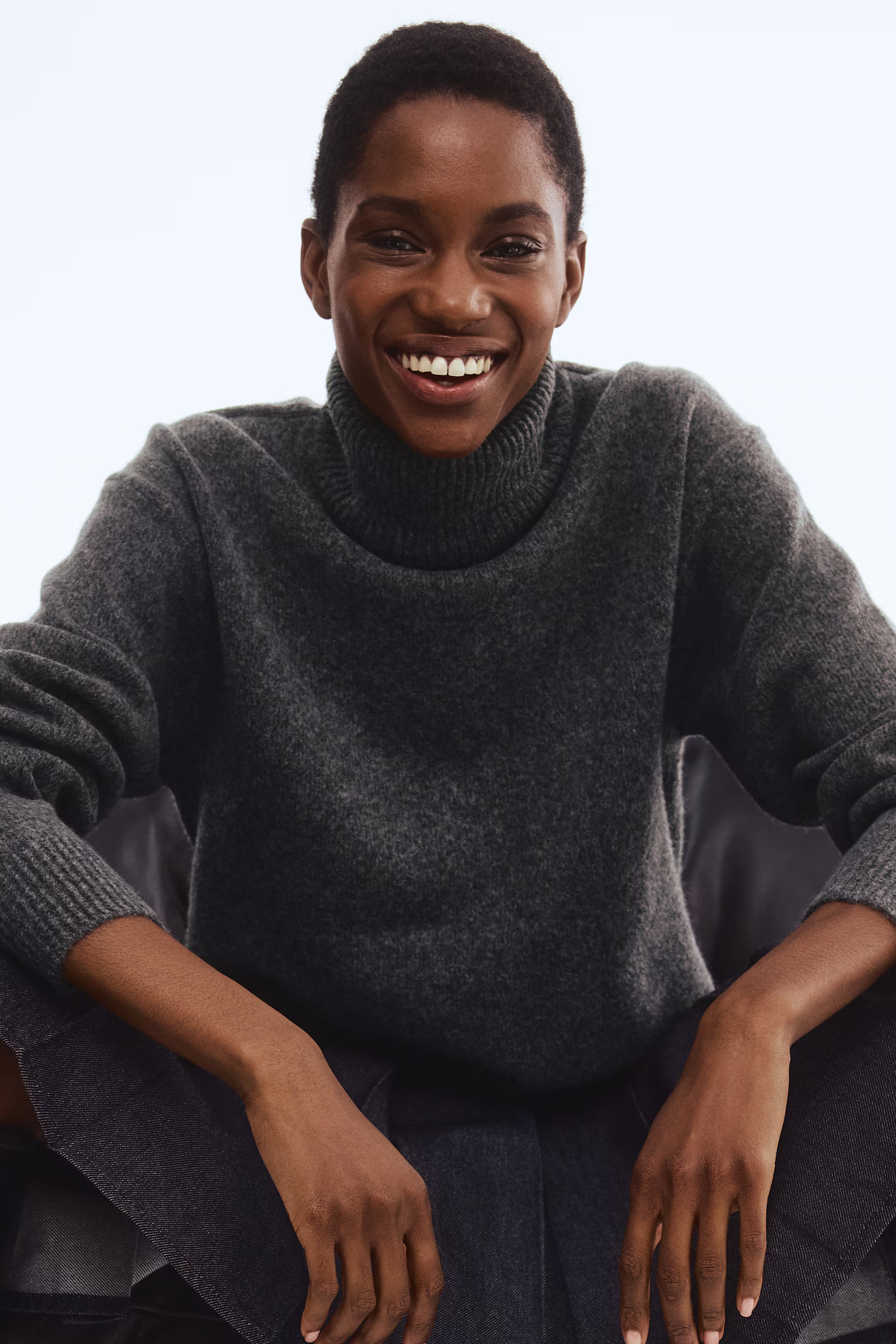Loose-Fit Turtleneck Sweater | H&M (US + CA)