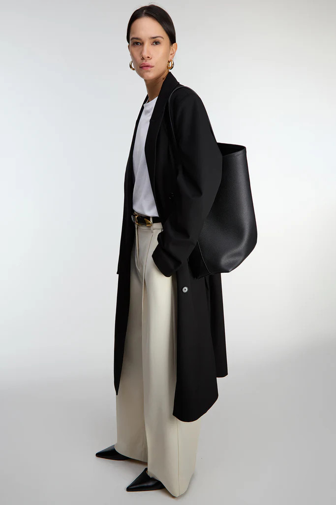 AMELIA LEATHER TOTE BAG | OAK + FORT