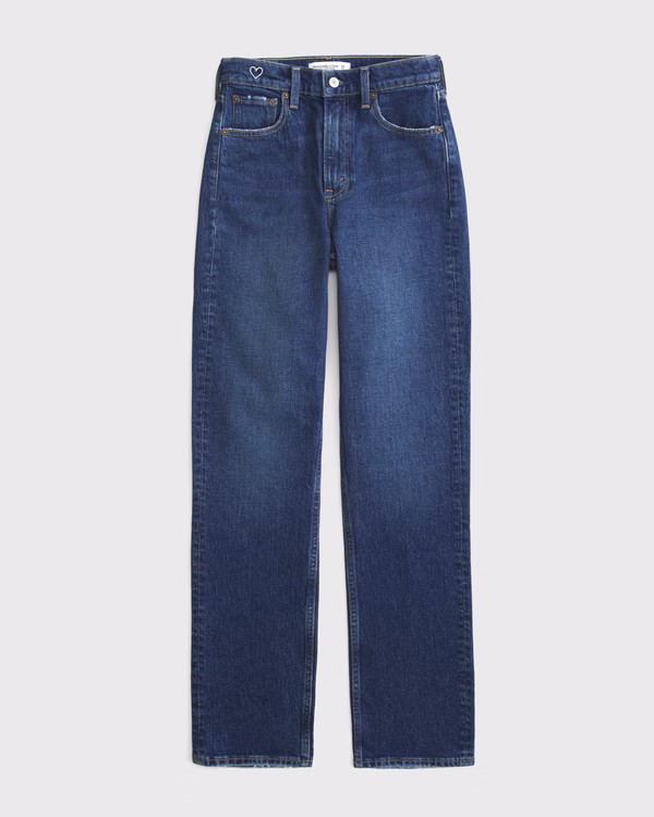 Ultra High Rise 90s Straight Jean | Abercrombie & Fitch (UK)