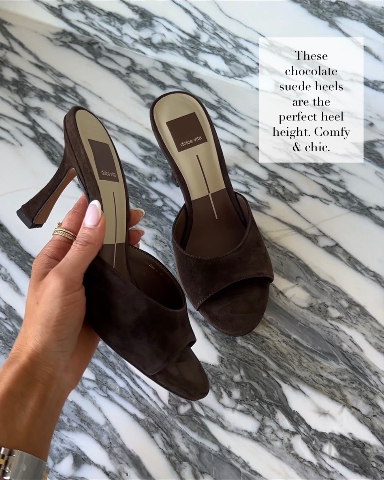 Favorite shoes for fall
Dolce vita Chocolate suede heels

#LTKSeasonal #LTKOver40 #LTKootd