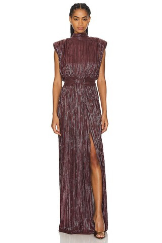 Sabina Musayev Anka Dress in Bitter Chocolate from Revolve.com | Revolve Clothing (Global)