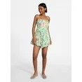 No Boundaries Smocked Romper, Women's XXS-XXL | Walmart (US)
