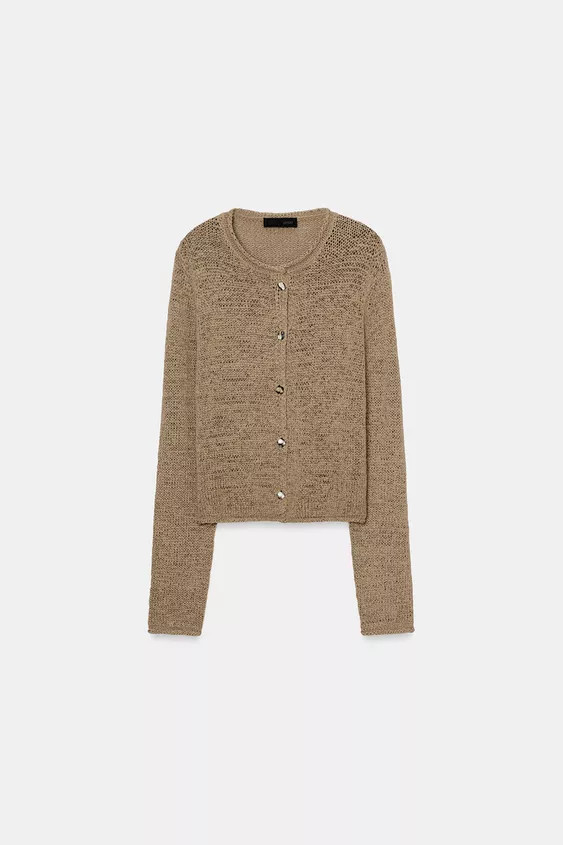 CHUNKY KNIT CARDIGAN | Zara UK