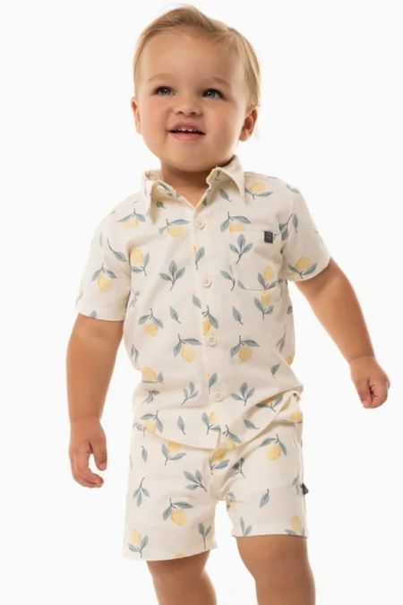 Obsessed is an understatement! I found this gem for $15. The Gerber modern moments collection is absolutely adorable! 

Modern Moments by Gerber Toddler Boy Woven Shirt and Short Set. Solid in Sizes 12M-5T

#LTKFamily #LTKKids #LTKBaby