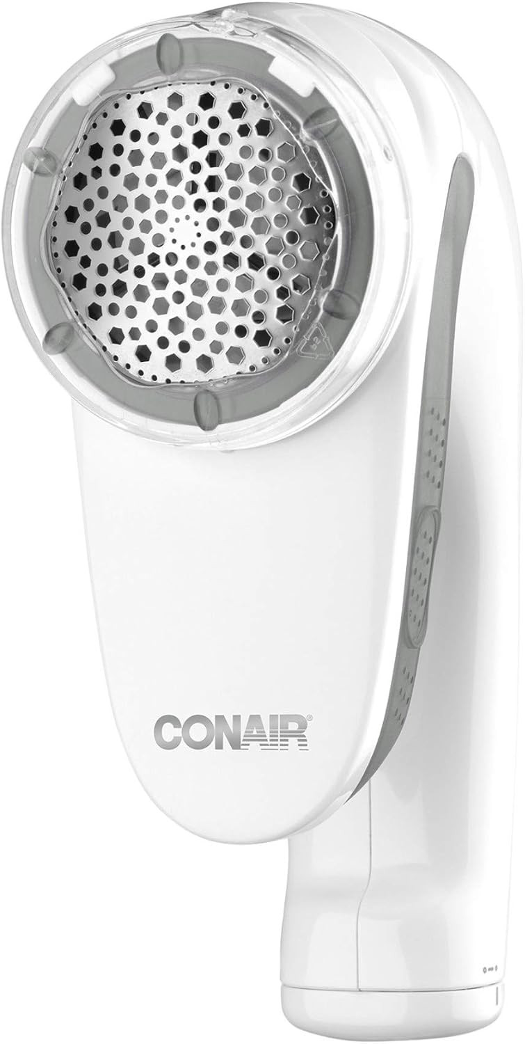 Conair Rechargeable Fabric Defuzzer/Shaver, White | Amazon (US)