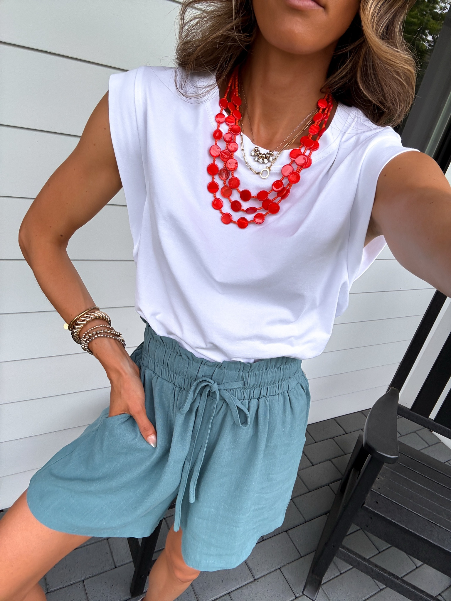 Wearing small top and small shorts

#LTKdayinmylife #LTKgrwm #LTKootd