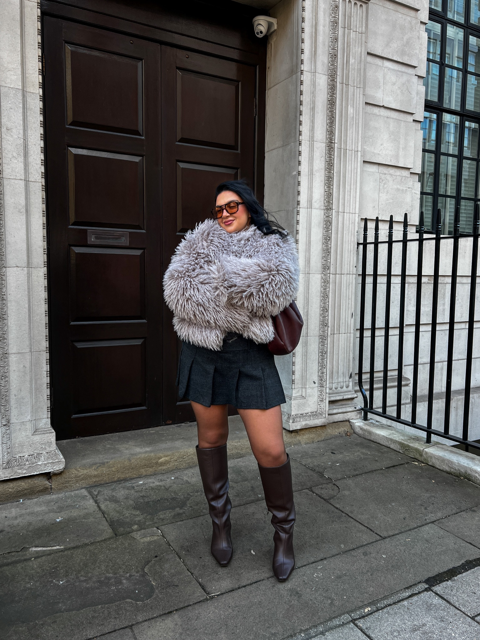 Certified lover girls wear faux fur coats and mini skirts. Bonus if you match your chocolate boots to your bag 🍫

#LTKuk #LTKeurope #LTKmidsize