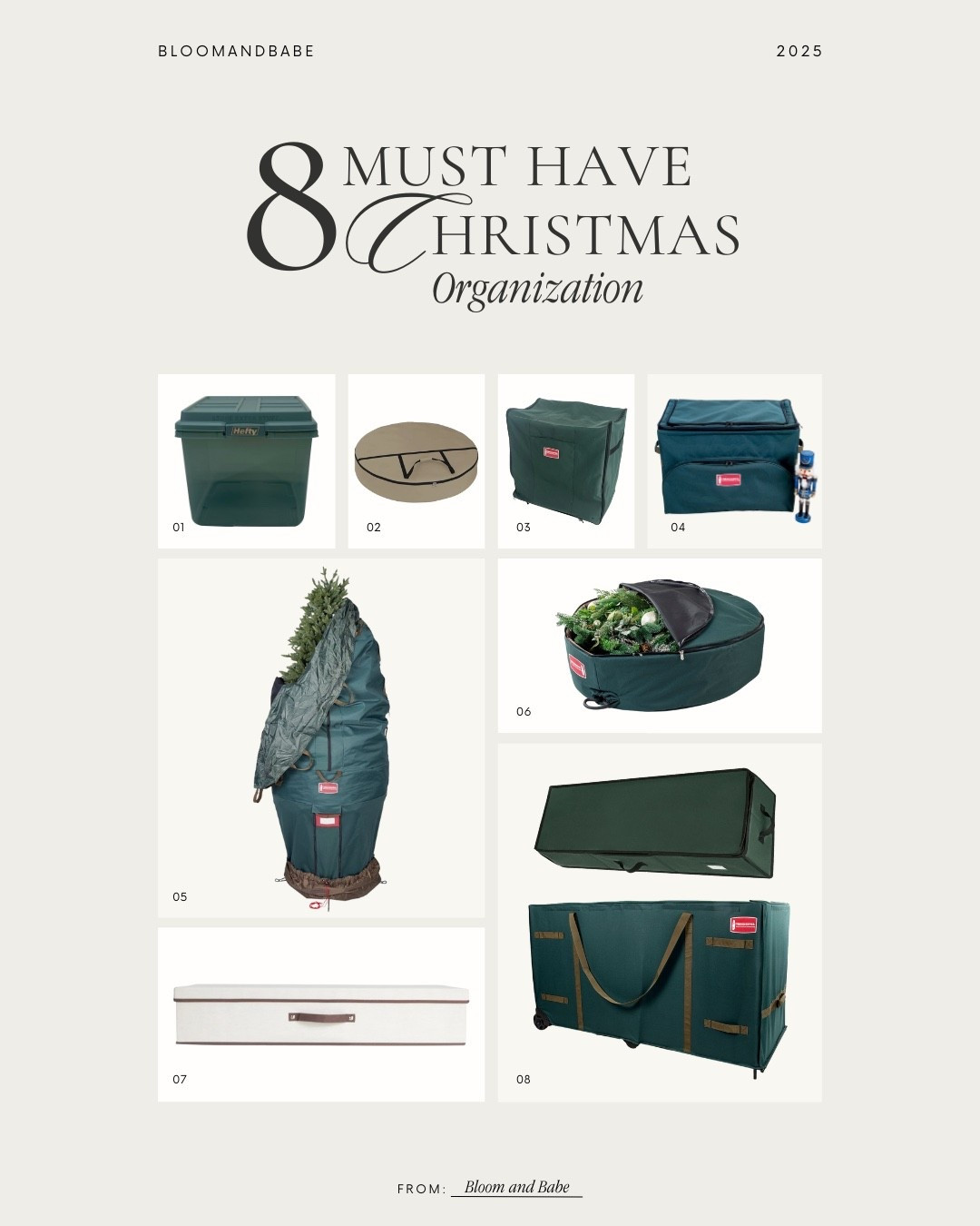 Sharing the organization pieces I swear by during the holidays. They make decorating, wrapping, and cleanup so much easier. 

#LTKHoliday #LTKSeasonal #LTKHome