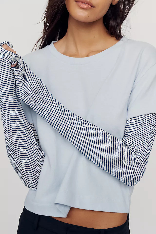 Twofer Long Sleeve Tee | Anthropologie (US)