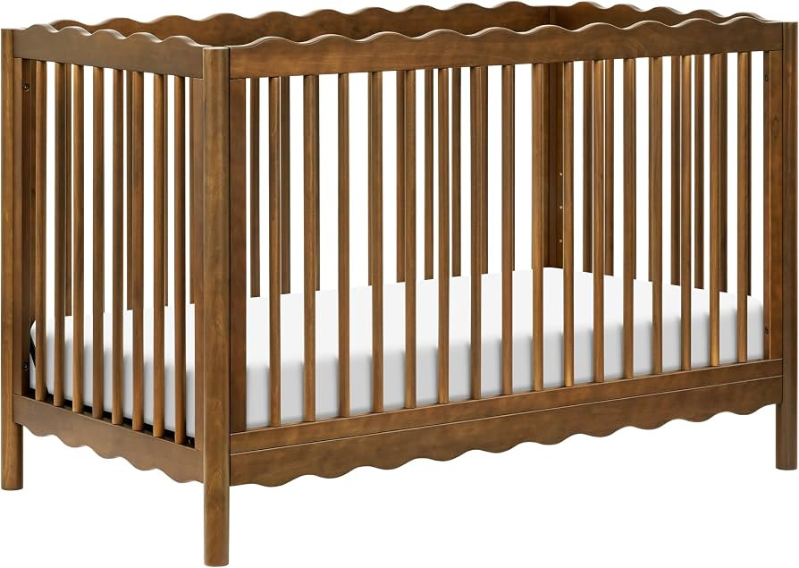 Babyletto Swell Convertible Baby Crib, GREENGUARD Certified, Natural Walnut | Amazon (US)