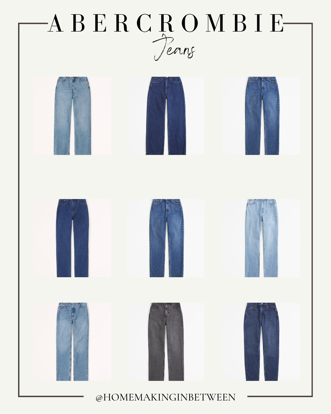 Abercrombie jeans on sale for Black Friday! 